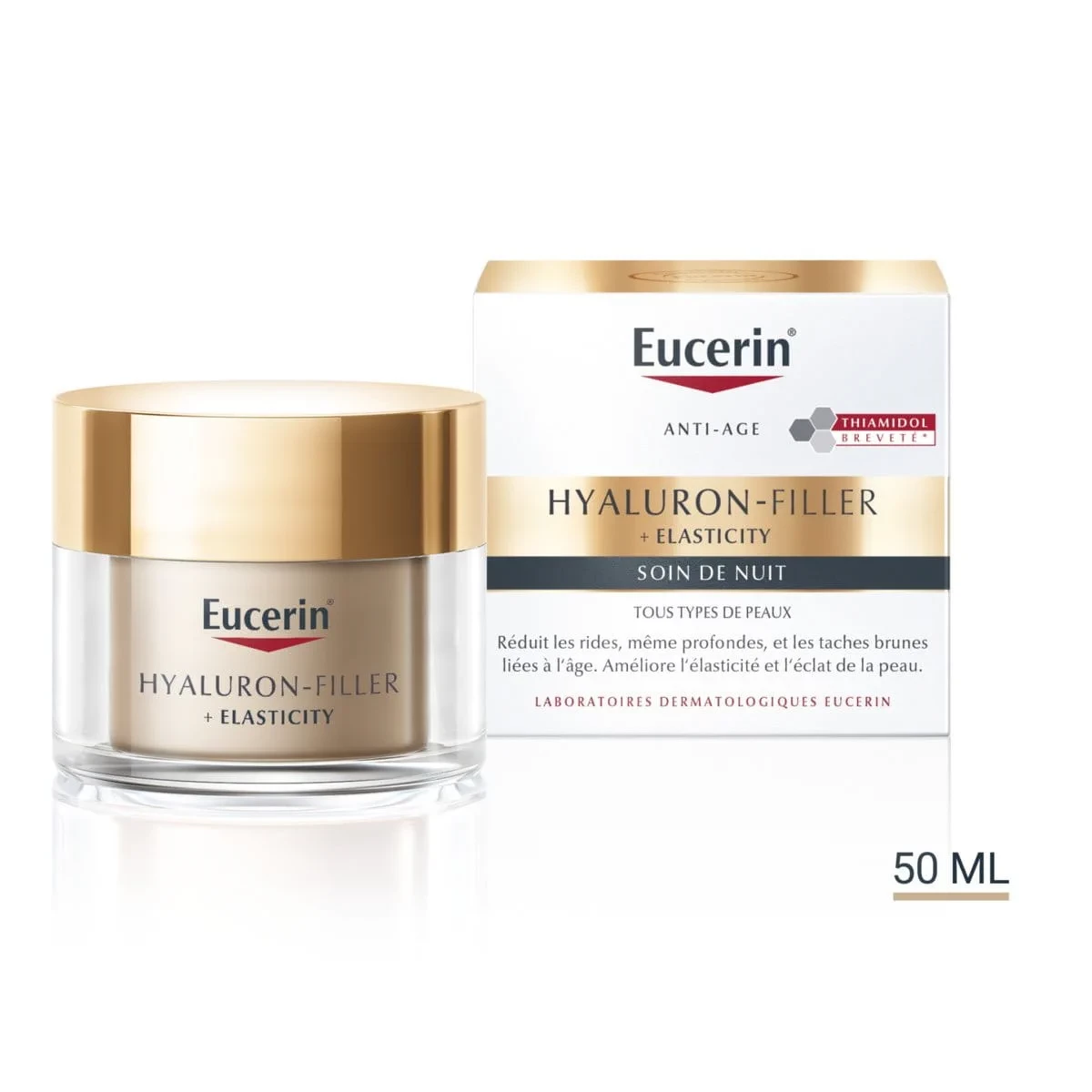 EUCERIN HYALURON-FILLER + ELASTICITY Soin de Nuit 50ML