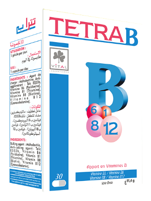 VITAL TETRA B GELULES BT30