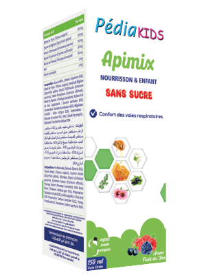 PEDIAKIDS APIMIX SANS SUCRE 150ML