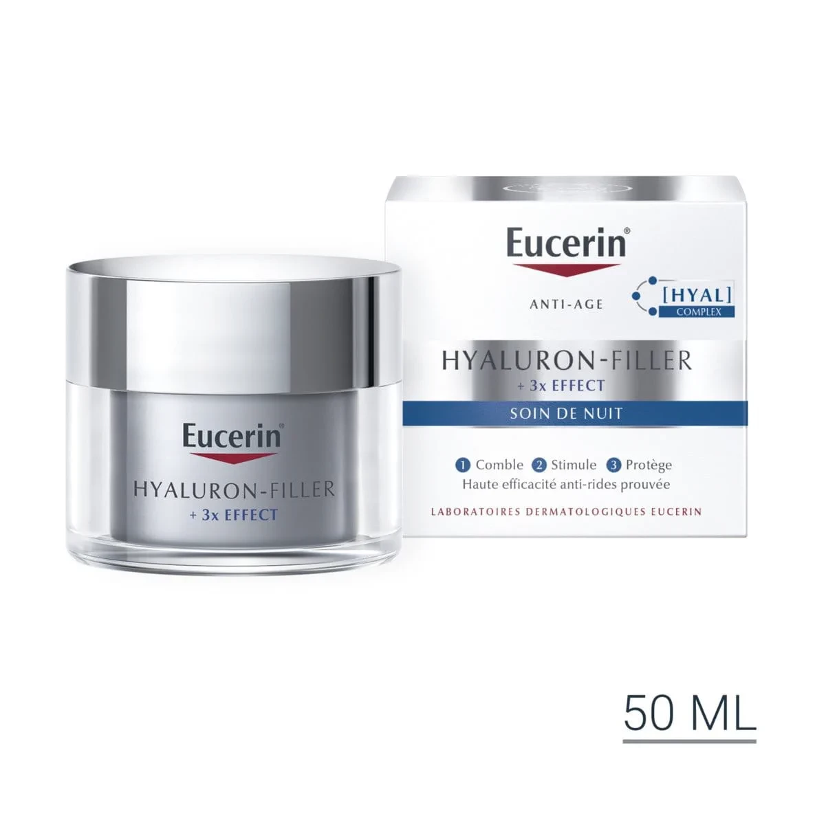 EUCERIN HYALURON-FILLER + 3x EFFECT Soin de Nuit 50ML