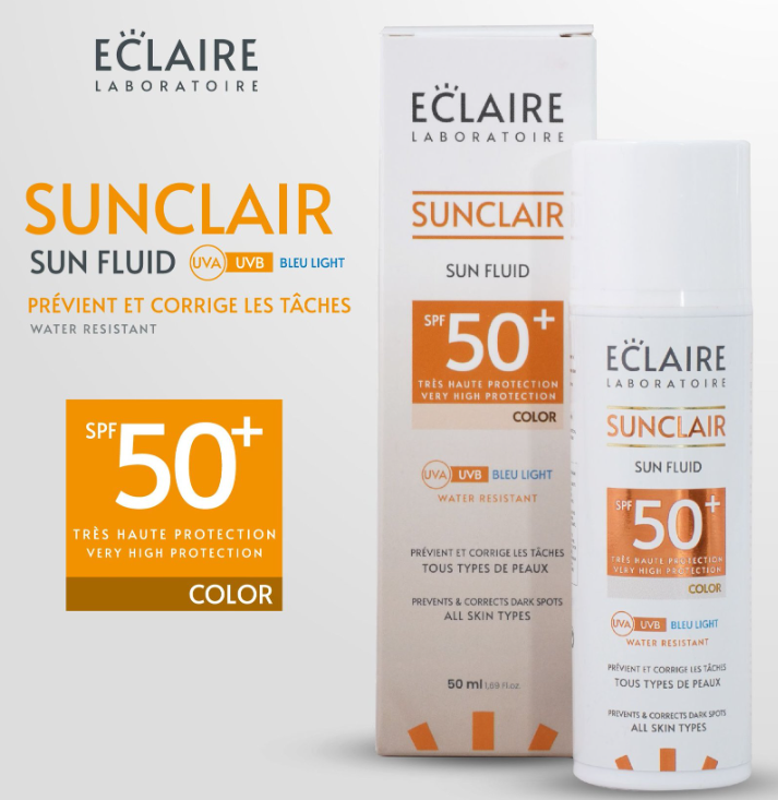 SUNCLAIR COLOR FLUIDE SPF50+ ECLAIRE