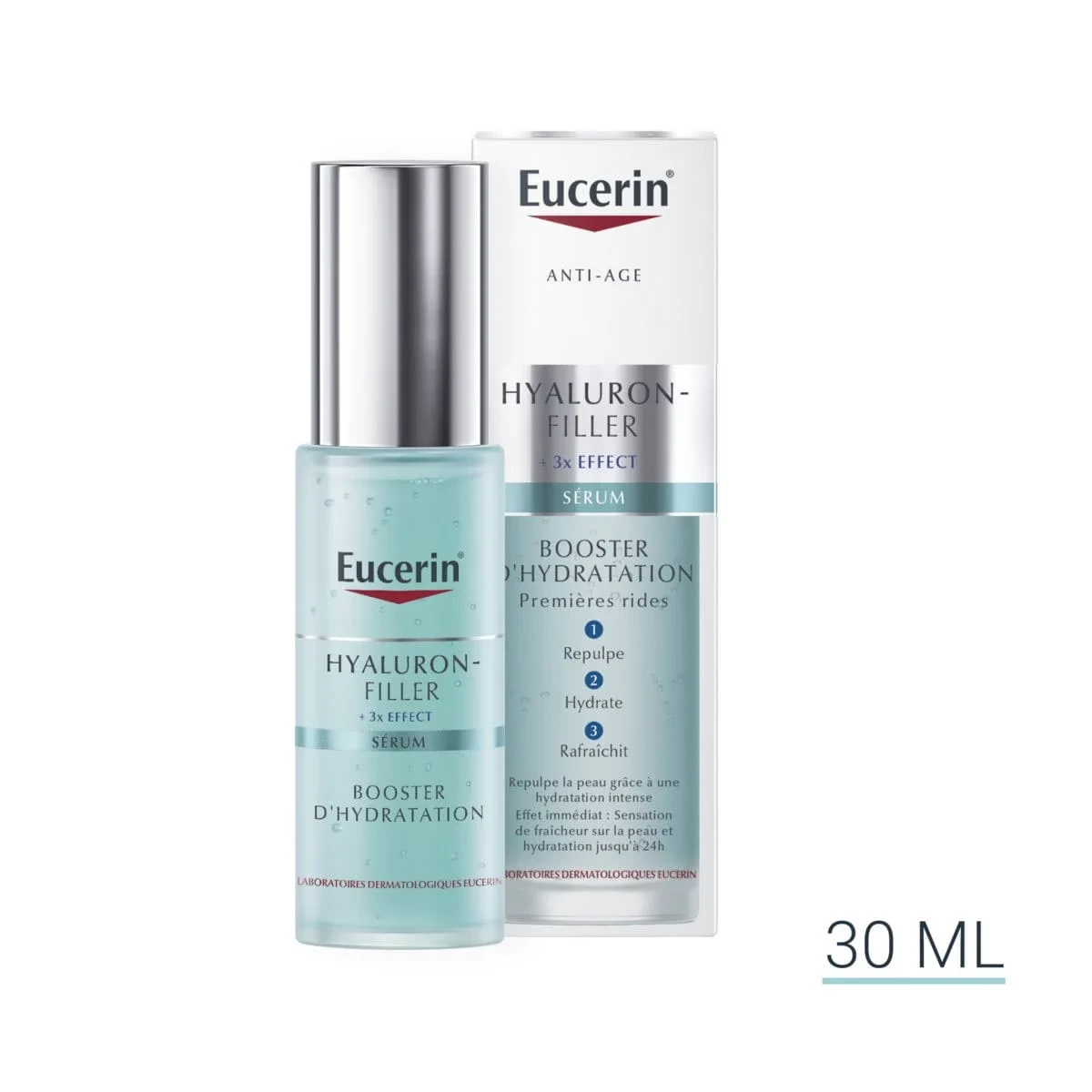 EUCERIN HYALURON-FILLER + 3x EFFECT Sérum Booster d'Hydratation 30ML