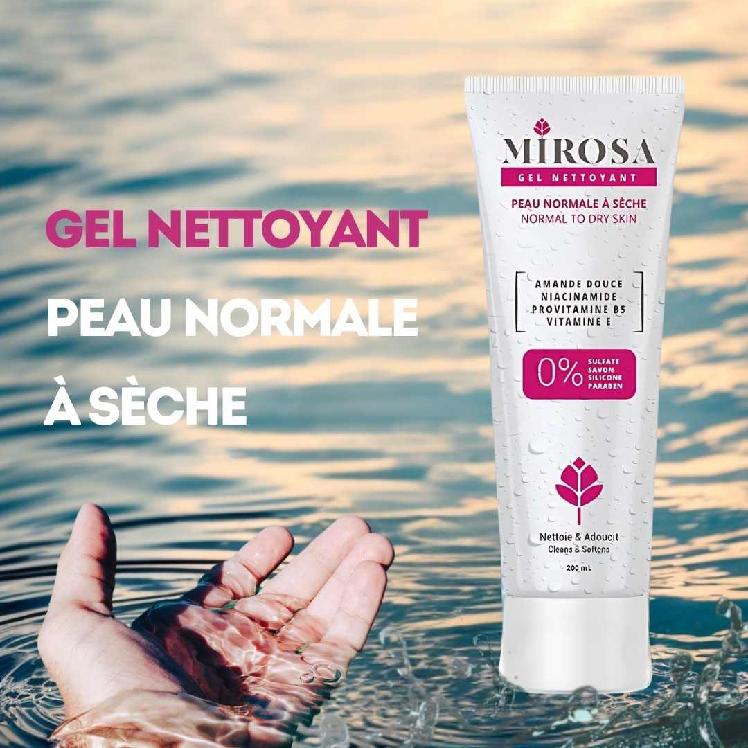 MIROSA GEL NETTOYANT PEAUX NORMALE A SECHE 200ML