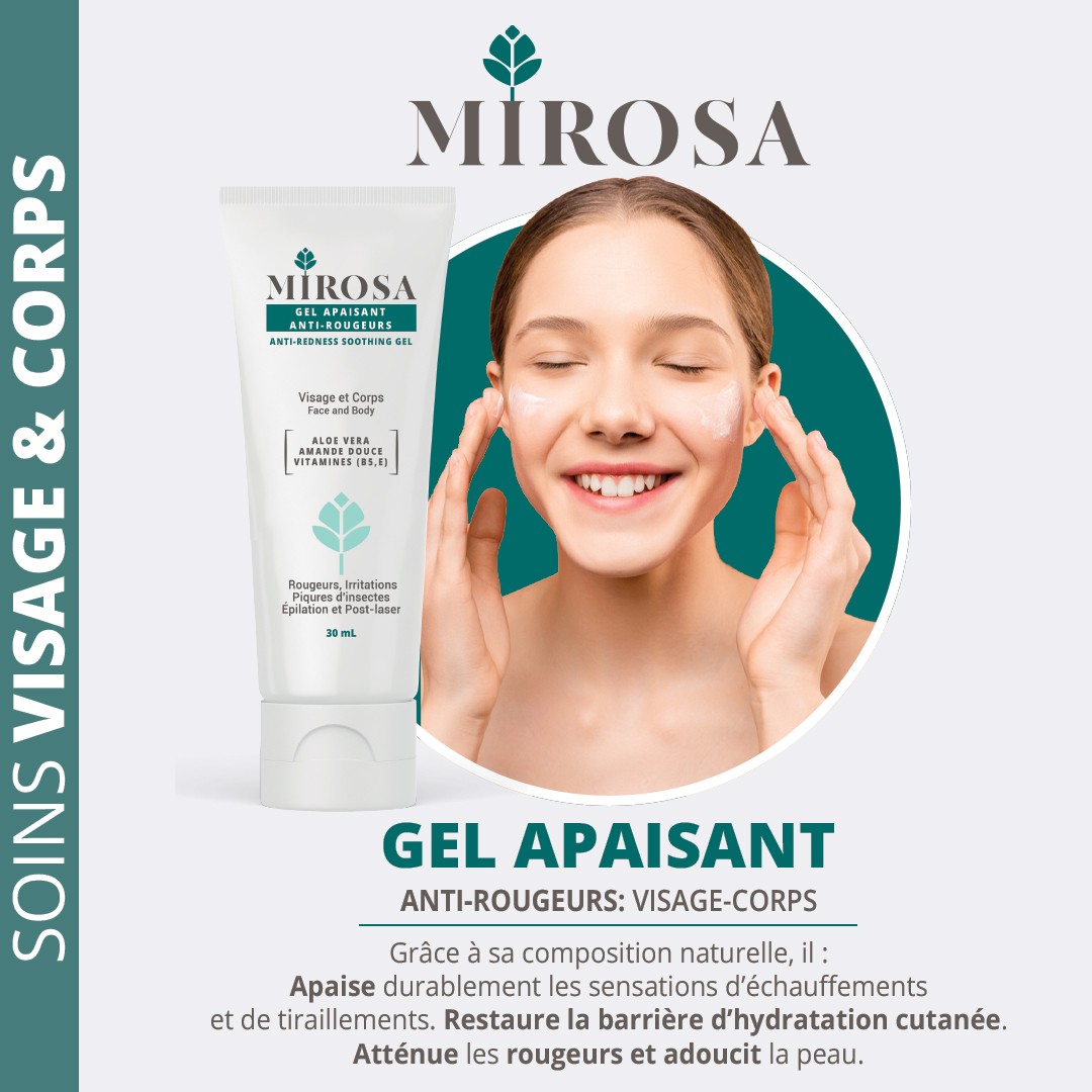 MIROSA GEL APAISANT ANTI ROUGEURS 100ML