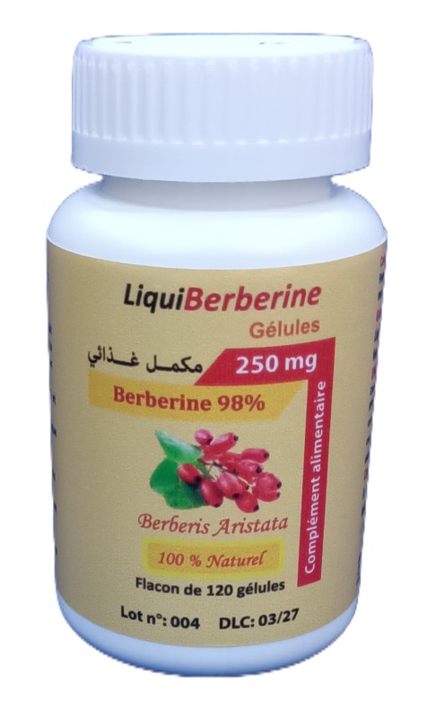 LIQUIBERBERINE GELULES 250MG B/120