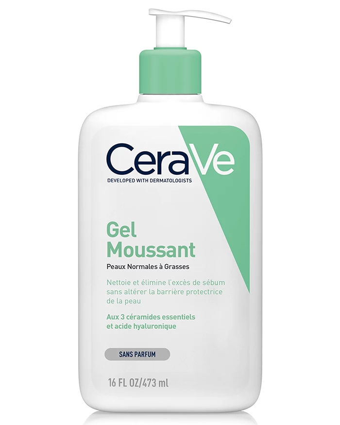 CERAVE GEL MOUSSANT PEAUX NORMALES A GRASSES 473ML